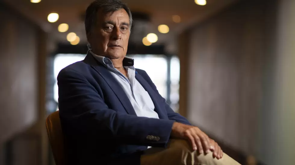 ngel Urraburu, presidente de la Bolsa de Valores de Montevideo. Fotos: Leonardo