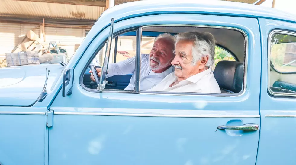 Jos Mujica y Lula Da Silva.