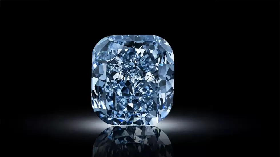 'The Mediterranean Blue' es un diamante azul intenso