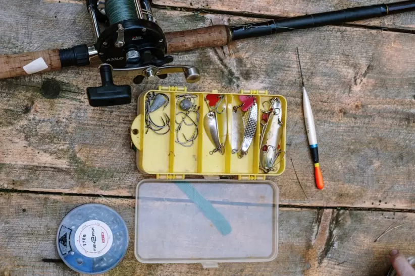 vender caa madera pesca pescador