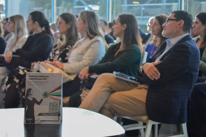 Presentación del estudio Tendencias globales de capital humano 2025 de Deloitte. Foto: Gentileza Deloitte