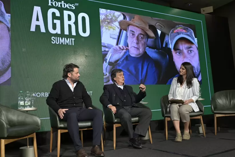 Santiago Urraburu, Ángel Urraburu y Marcela Dobal. Foto: Diego Olivera.