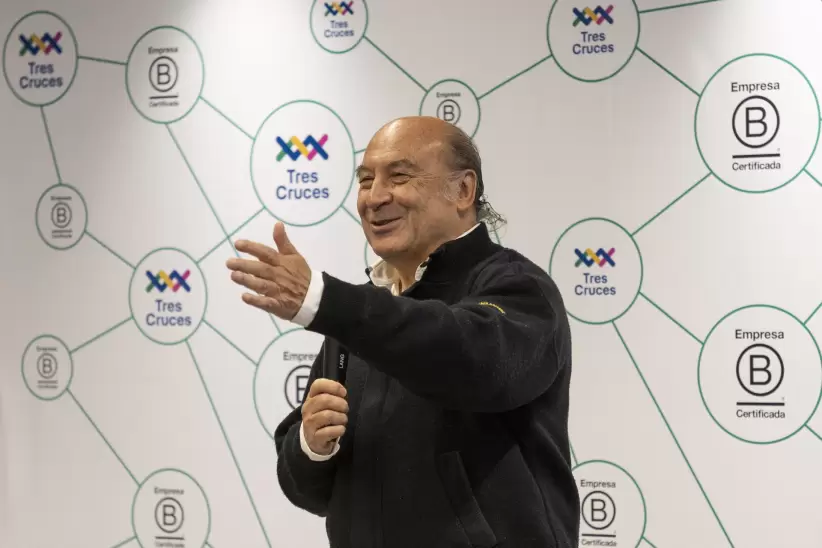 Pedro Tarak, cocreadores de Sistema B internacional. Foto: Nicols Garrido.
