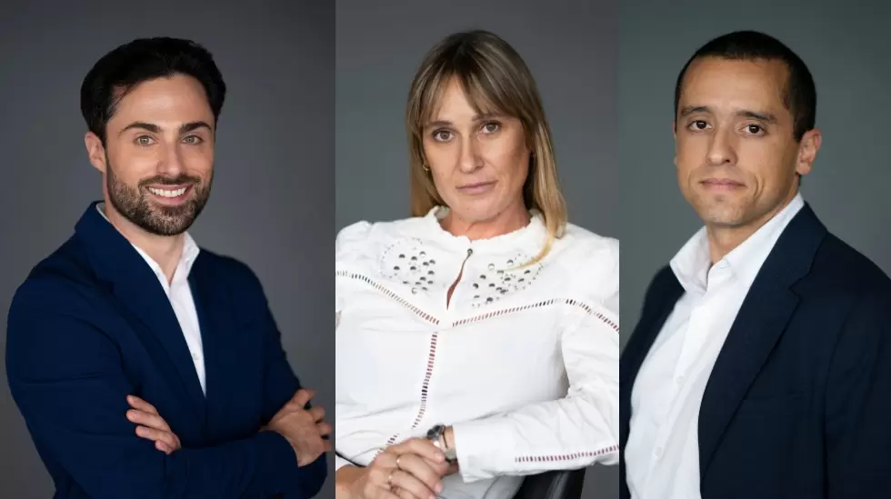 Joaqun Trinidad, Andrea Strauch y Guillermo Pags. Fotos: Leonardo Main.