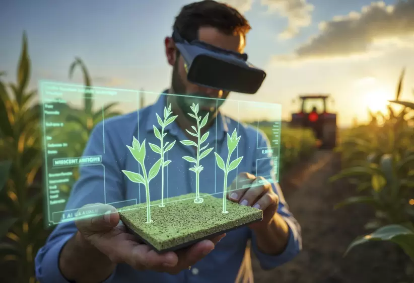 La tecnología agrotech permite analizar cultivos en tiempo real mediante inteligencia artificial y realidad aumentada, optimizando la producción agríc
