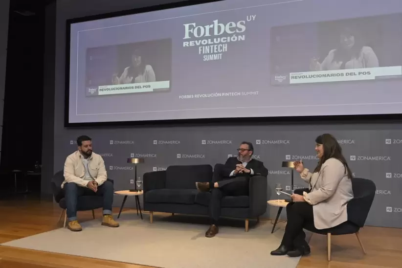 Juan José Behrend, Juan Andrés Behrend y María Noel Durán. Foto: Diego Olivera.