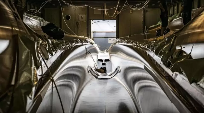 La construccin del proyecto Hypersail de Ferrari est en plena marcha.