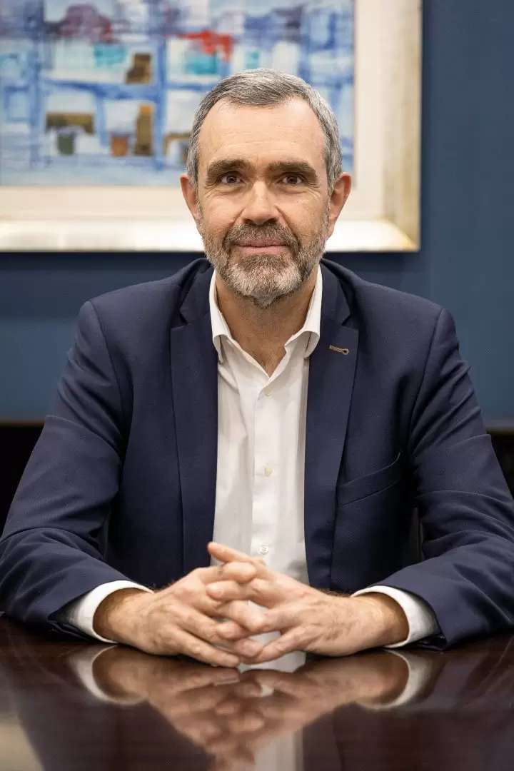 Alberto Charro, presidente ejecutivo de BBVA Uruguay. Foto: Nicolás Garrido
