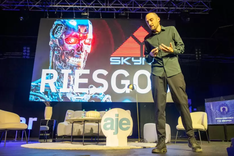El artista Guido Iafigliola. Foto: Gentileza AJE