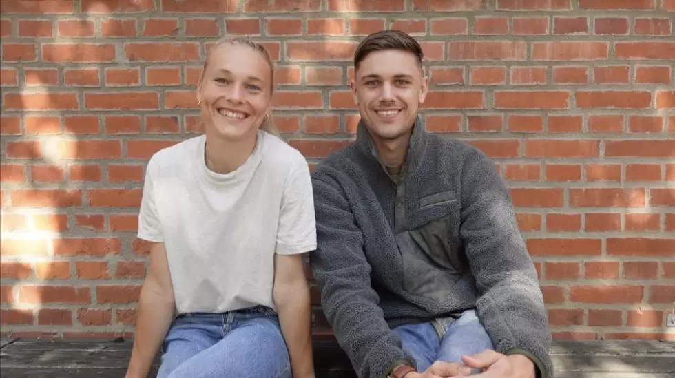 Stine Sandbach y Emil Sandbech