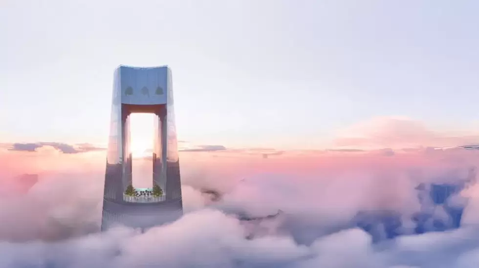 Bese sobre las nubes en la piscina infinita ms alta del mundo, en el ojo de l