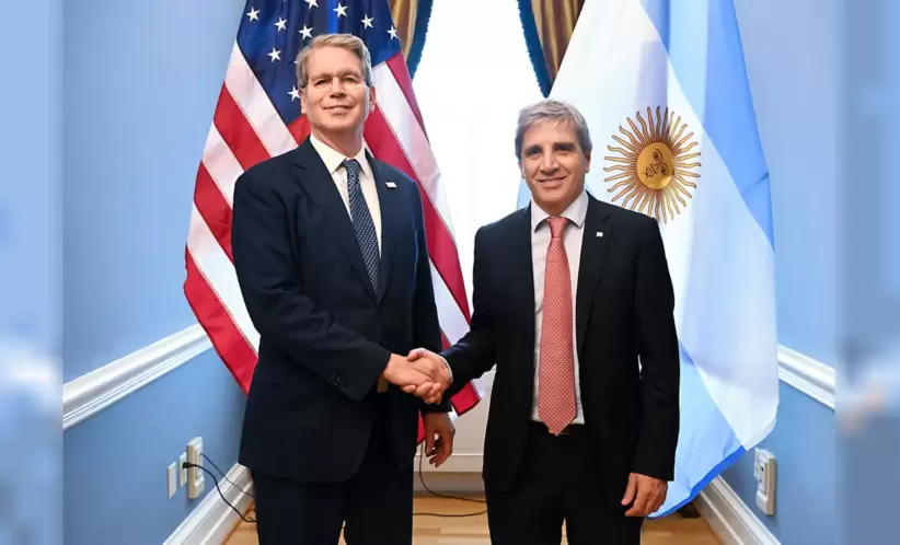 Scott Bessent y Luis Caputo