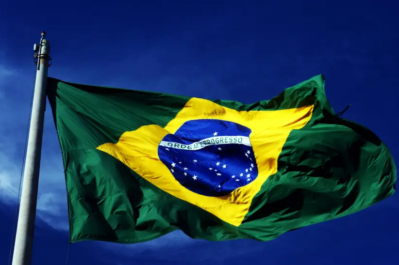 Bandera de Brasil. Foto: Pexels.