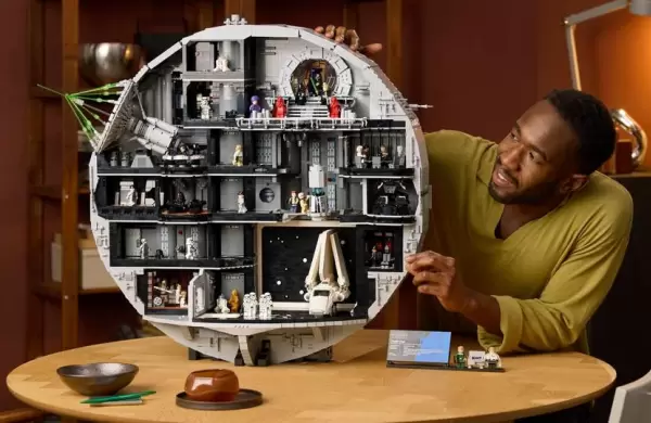 El fantico de Star Wars que cre la "Estrella de la Muerte" de LEGO ms grande del mundo