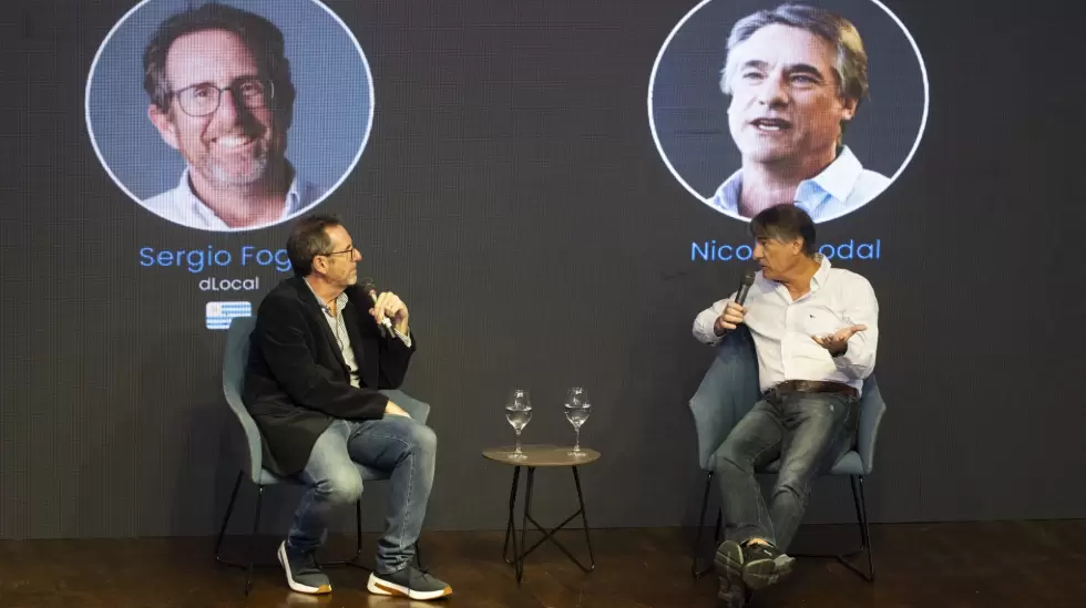 Sergio Fogel y Nicols Jodal. Foto: Leonardo Main.