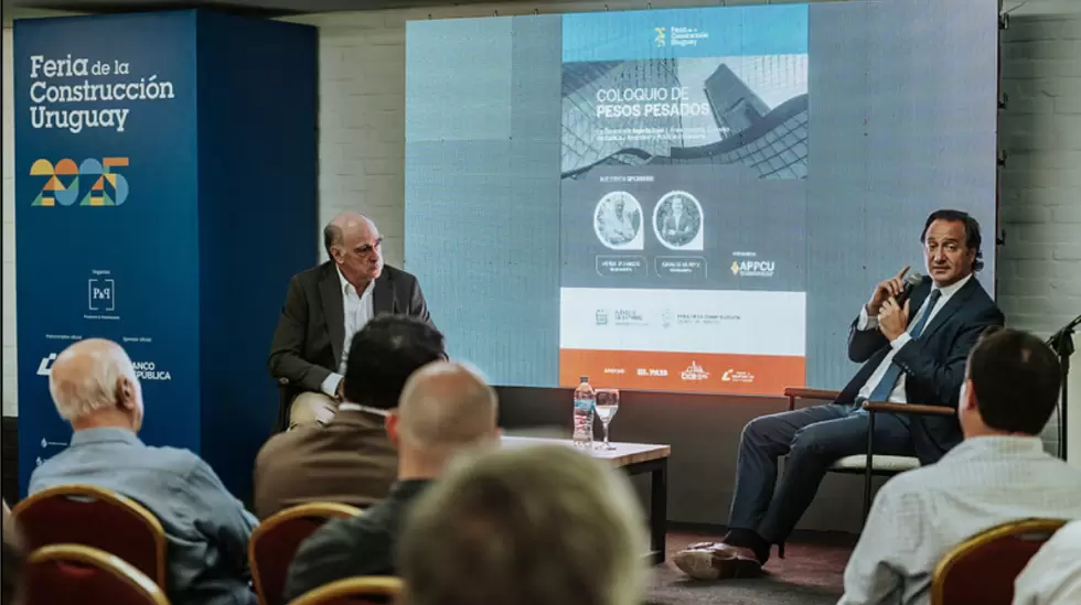 Javier De Haedo e Ignacio Munyo. Foto: Cortesa Liga de la Construccin y el Fot