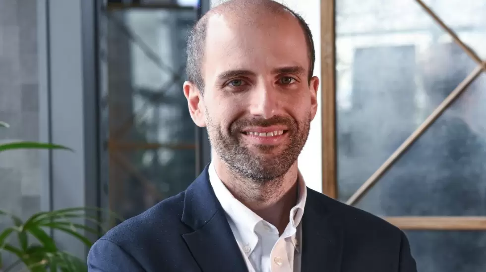 Franco Cinquegrana, nuevo country manager de BBVA en Uruguay. Foto: Gentileza.
