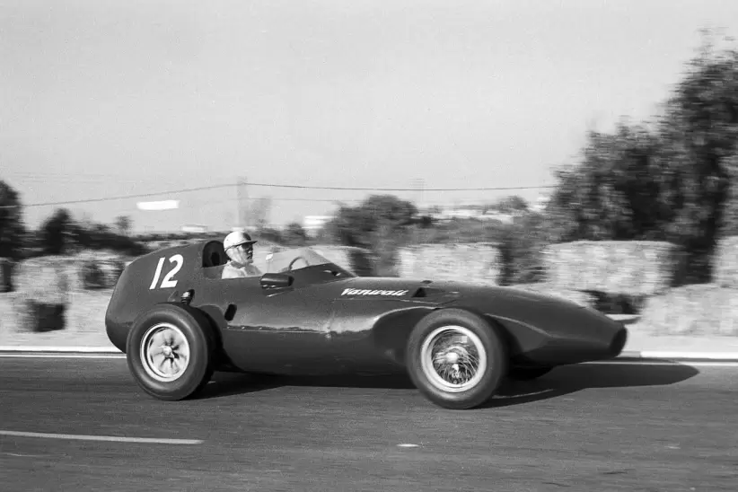 Stuart Lewis-Evans, Vanwall VW5, Grand Prix of Morocco, 1958. (Photo by Bernard Cahier/Getty Images)