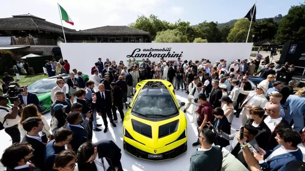 Lamborghini Fenomeno en su presentación en The Quail