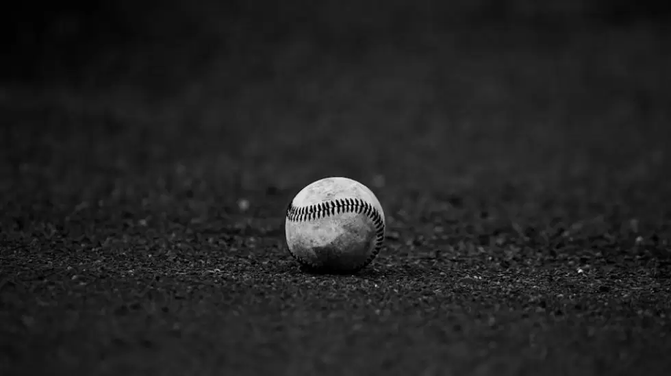 Fotografa En Escala De Grises De Enfoque Selectivo De Bisbol