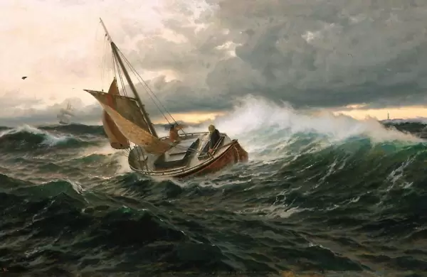 Navegar en un mar revuelto