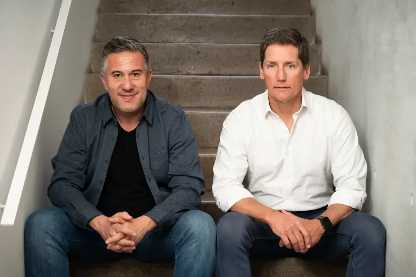 Leonardo Alvarez y Pablo Haro de Fenicio eCommerce. Foto: Leonardo Mainé.