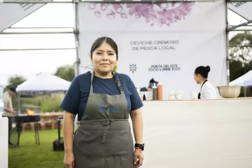 Astrid Acua, chef del restaurante LaMar. Foto: Matas Yardino.