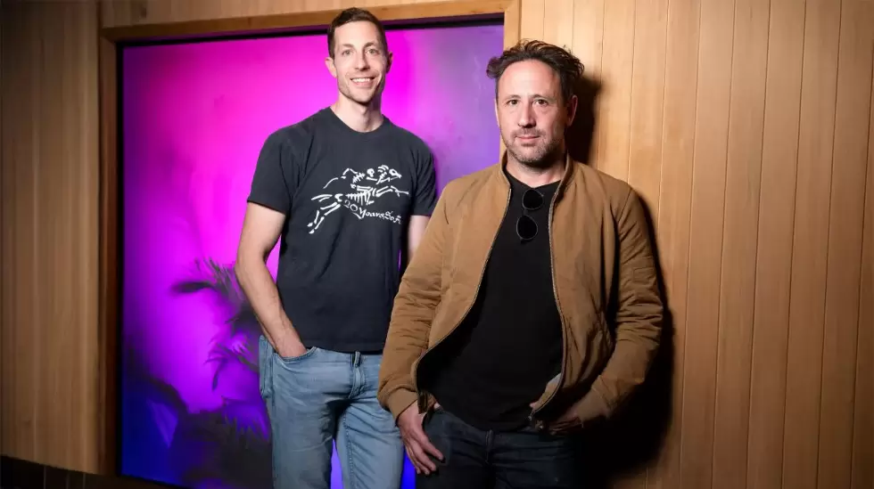 Travis Talmadge y Jason Goodman, cofundadores del "destino de bienestar social",