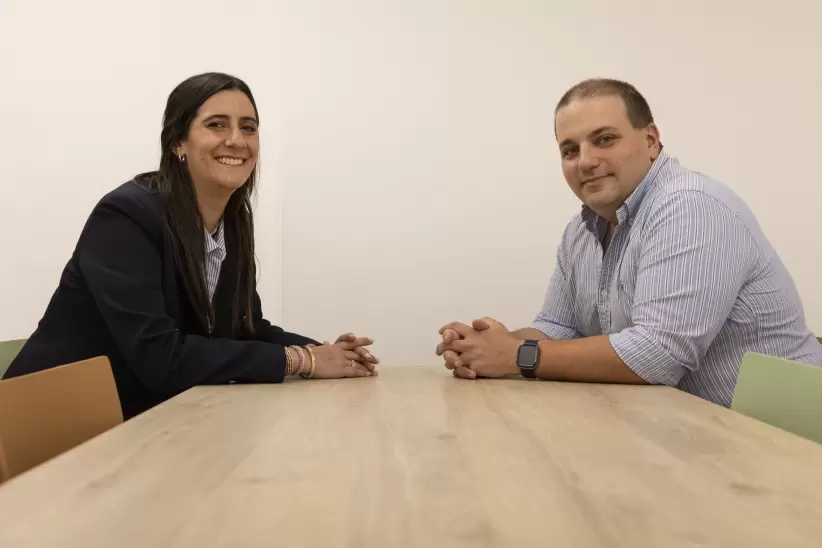 Magdalena Giuria y Juan Pablo Saibene, directores de Montevideo Tech Venture (MTV). Foto: Nicols Garrido.