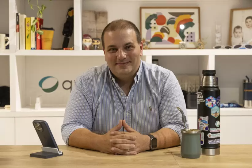 Juan Pablo Saibene, CEO de Qualabs y director de MTV. Foto: Nicols Garrido.