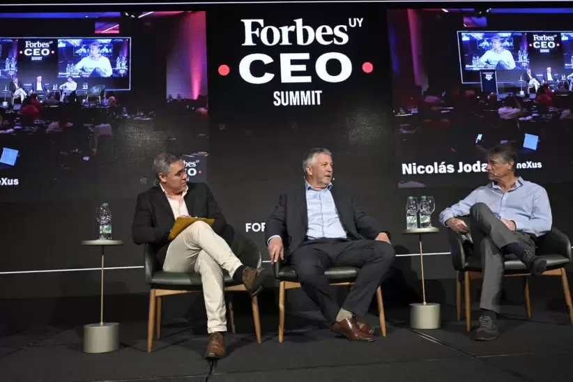 Andrés Oyhenard, Marcos Guigou y Nicolás Jodal. Foto: Diego Olivera.