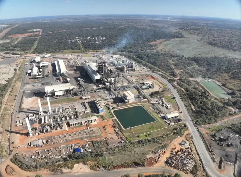 Kansanshi, la principal mina de cobre de Zambia y una de las más modernas del mundo.