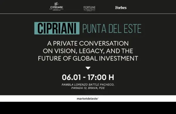 Giuseppe Cipriani y Edgardo Defortuna: fecha y hora del exclusivo encuentro en Punta del Este