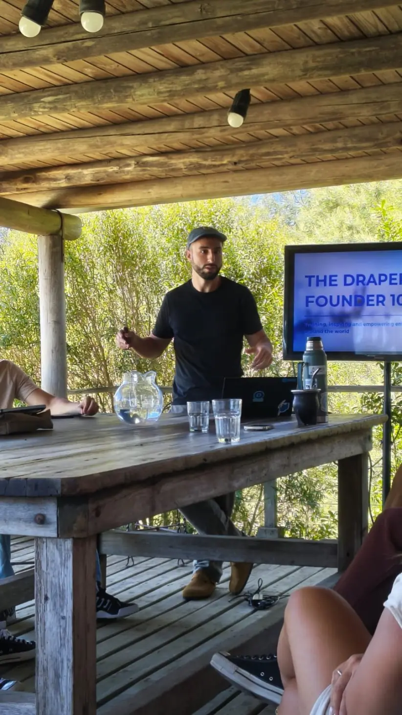 Ignacio Marchionna Faré en el lanzamiento de Draper Program 2026.