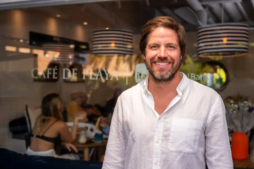 Sebastián Sarazola, gerente de Itaú Personal Bank en Uruguay. Foto: Rodrigo Guillenea.