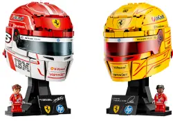 Así son los cascos Lego de Hamilton y Leclerc y cuándo saldrán a la venta