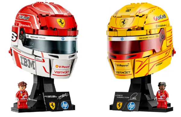 Así son los cascos Lego de Hamilton y Leclerc y cuándo saldrán a la venta