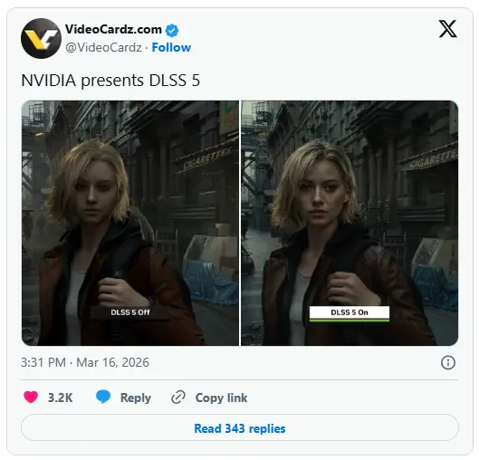 NVIDIA presents DLSS 5
