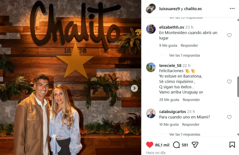 luis suarez inauguración chalito madrid