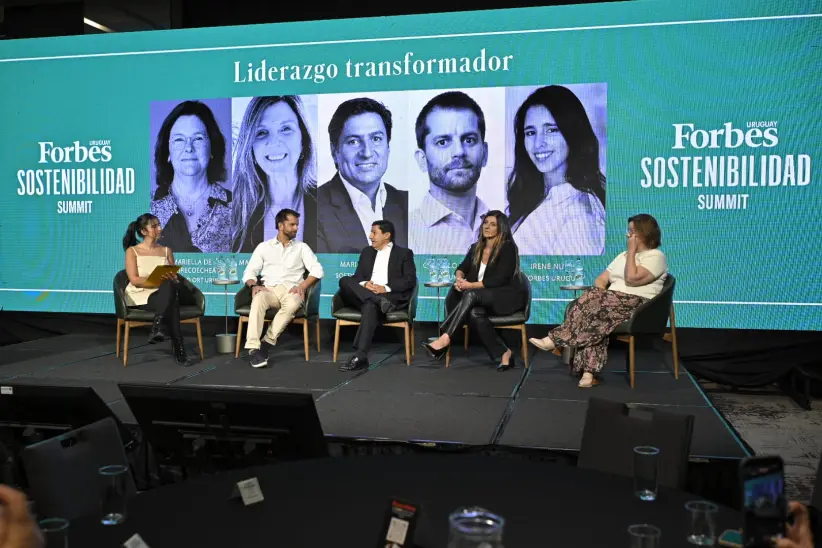 Irene Núñez, Gonzalo Chocho, Mariano Paz, Mariana Chilibroste y Mariella de Aurrecoechea. Foto: Diego Olivera.