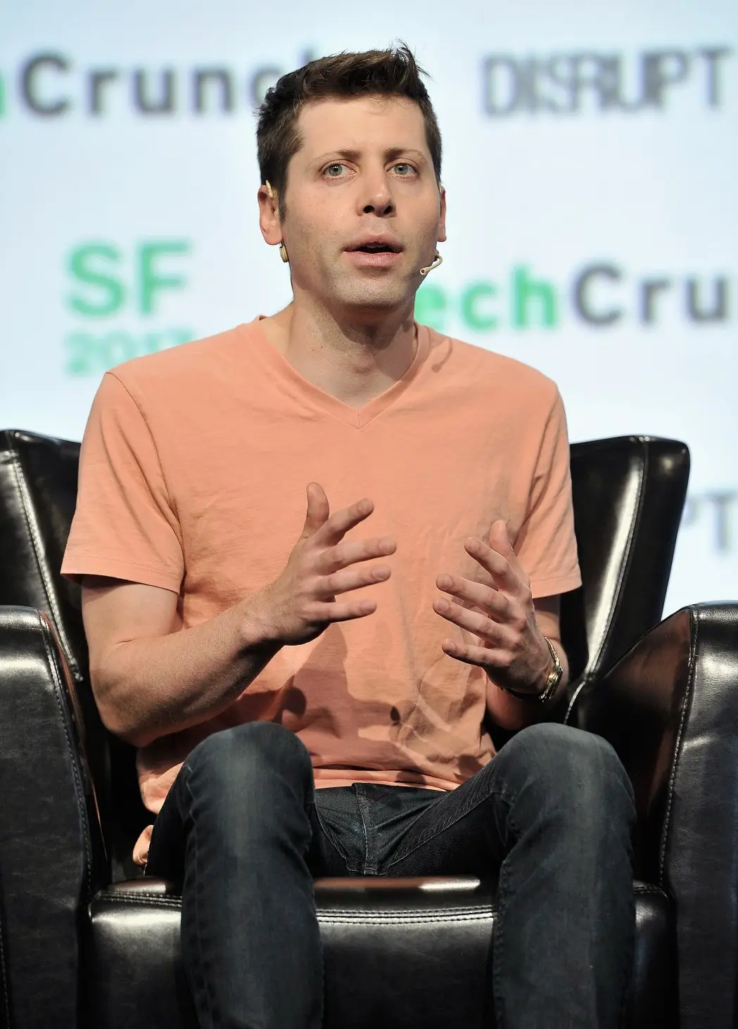 SE PUEDE USAR/Sam Altman (Foto: TechCrunch, CC BY 2.0 <https://creativecommons.org/licenses/by/2.0>, via Wikimedia Commons).