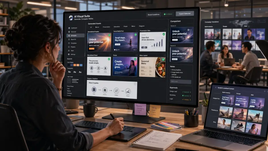 SE PUEDE USAR/Diseñador gráfico  (Foto: Ilustración generada con IA).