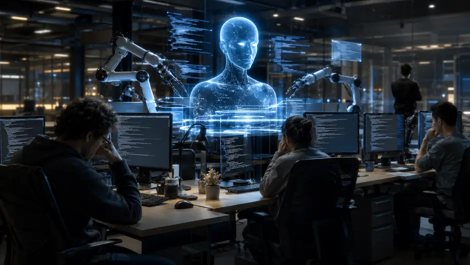 SE PUEDE USAR/Desarrolladores de Software (Foto: Ilustración creada con IA)