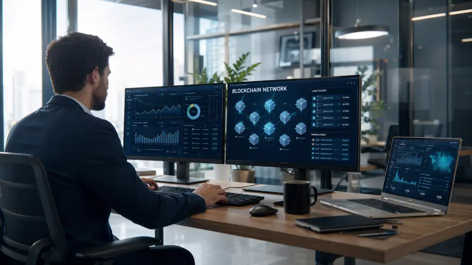 SE PUEDE USAR/Blockchain  (Foto: Ilustración creada con IA)