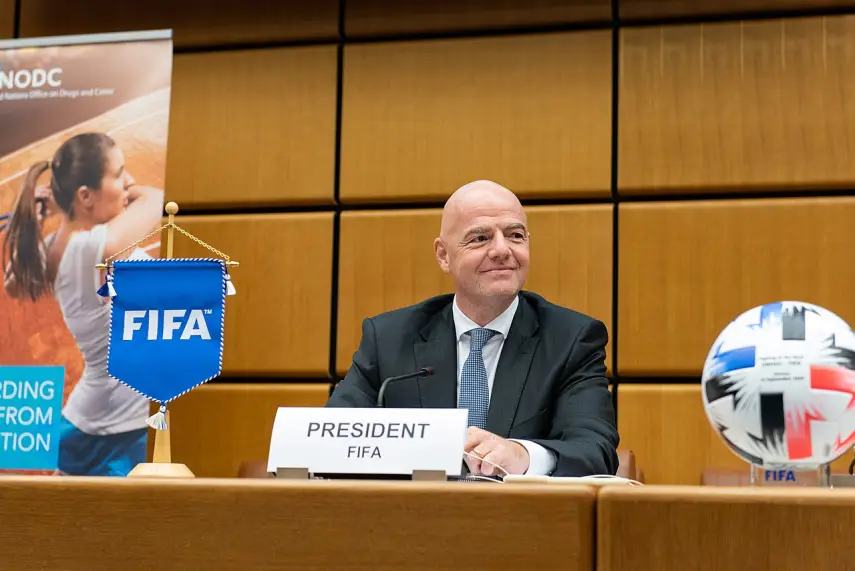 Gianni Infantino (SE PUEDE USAR) Crédito: Wikipedia Commons