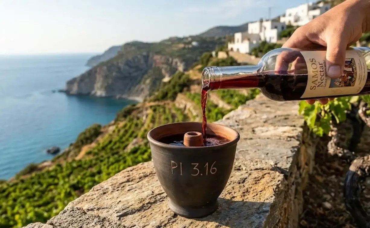 La copa de Pitágoras que se vacía sola: el antiguo invento que hoy inspira el turismo en Grecia