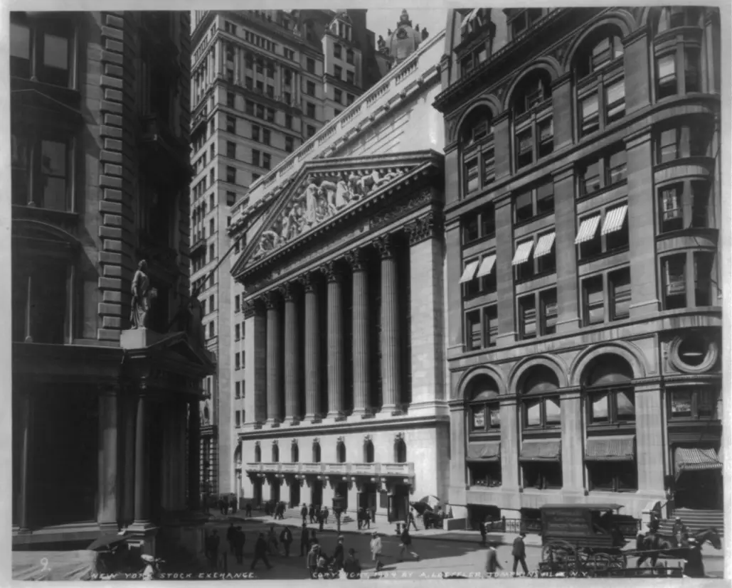 NYSE, Wall Street, Bolsa de Nueva York (SE PUEDE USAR) Wikimedia Commons