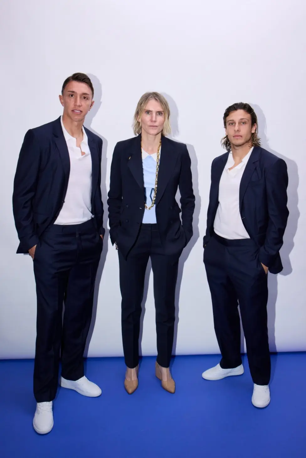 Fernando Muslera, Gabriela Hearst y Agustín Canobbio. Foto: Clara Cullen.