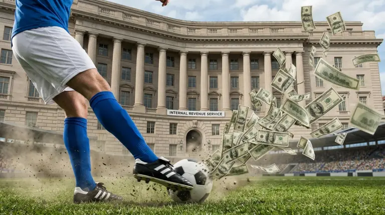 SE PUEDE USAR/Impuestos al deportista en Estados Unidos (Foto: Ilustración creada con IA)