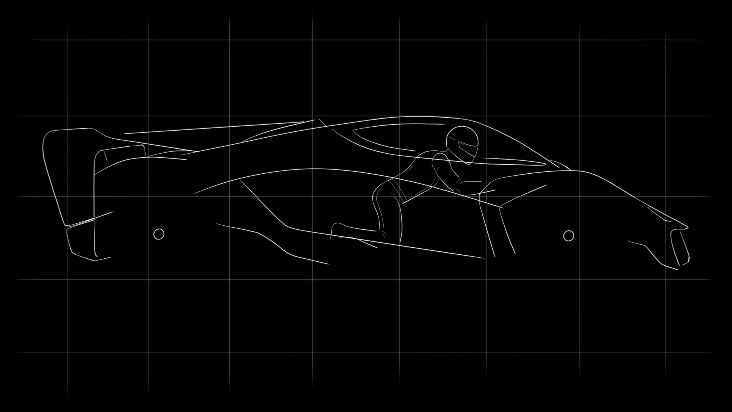 Boceto del hypercar Sanrivatti